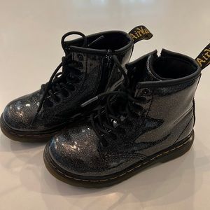 Patent Sparkle kids size 10 Dr Martens